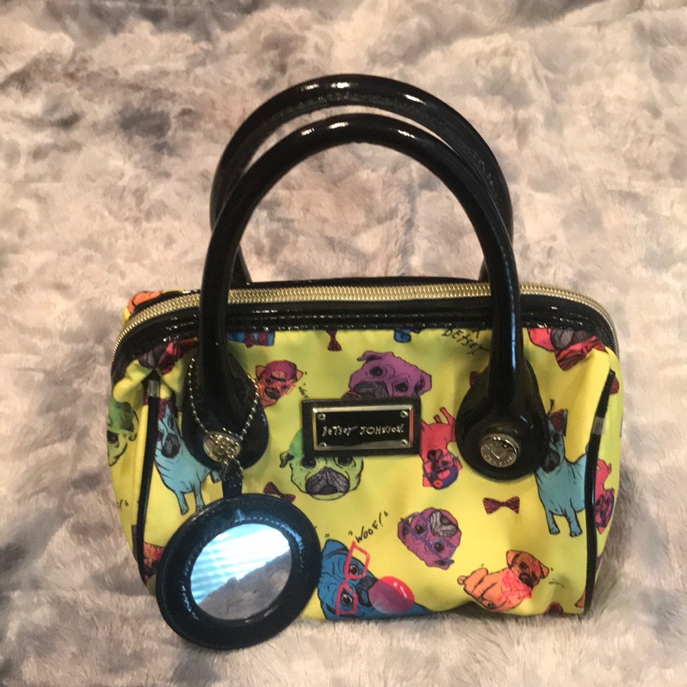 Betsey Johnson handbag or makeup bag..